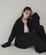 起毛 ビックカフスネップシャツ