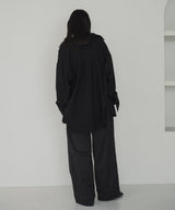 起毛 ビックカフスネップシャツ