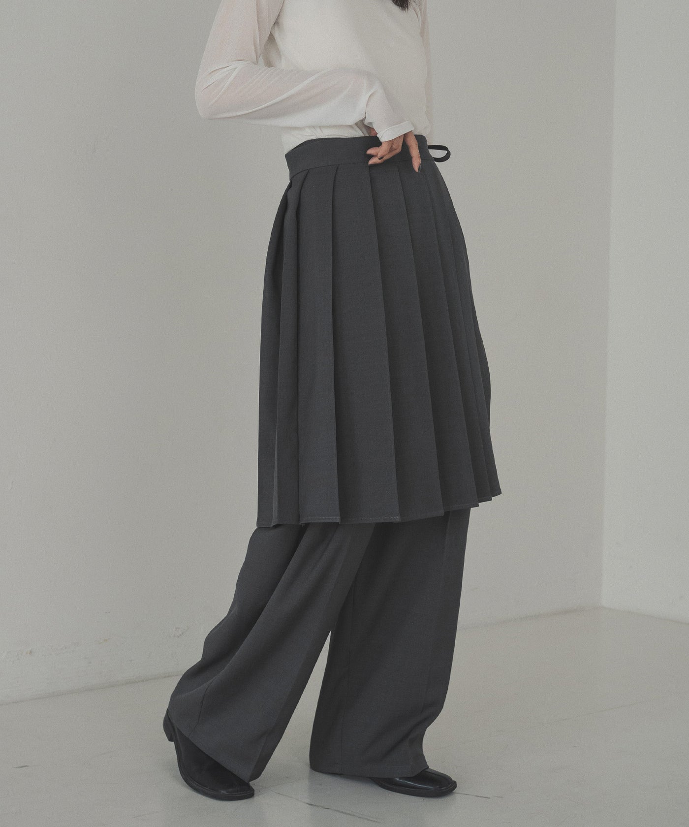 ラップスカートレイヤードパンツ – hellam