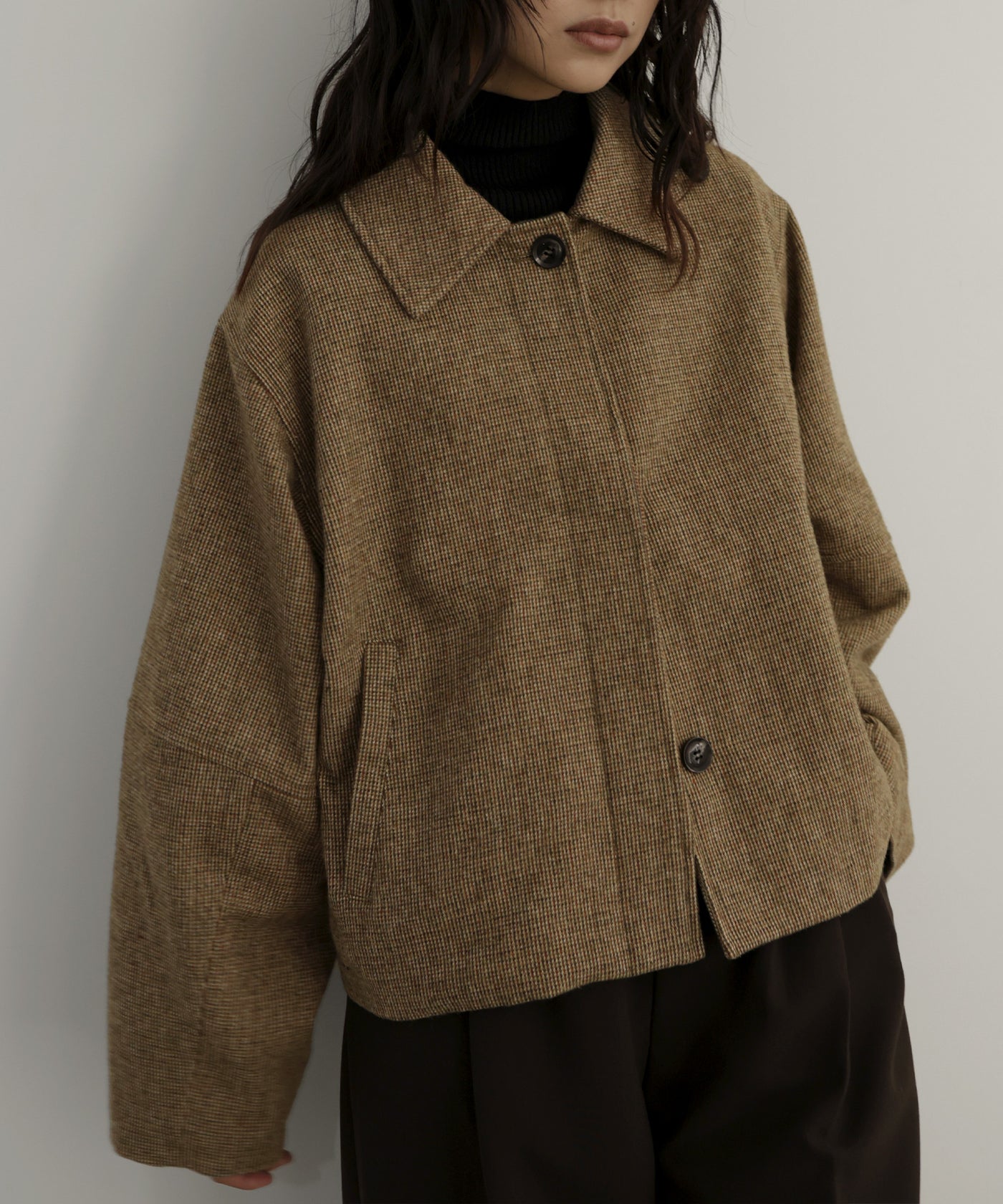 ジャケット・アウター Hella ARM PATCH SHORT CO brown 243P8540EL.1_1024x1024.jpg?v=