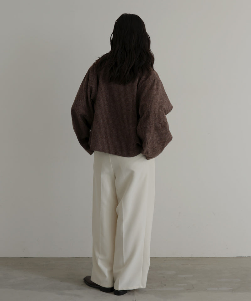 チェックショートジャケット