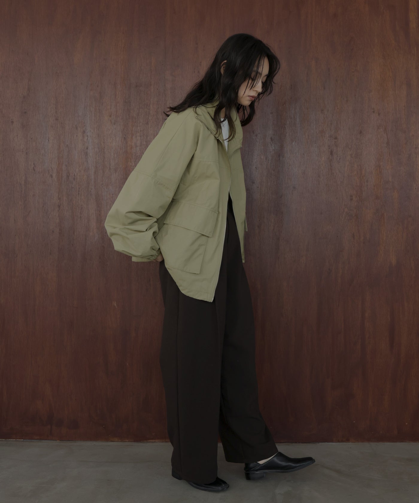 【♪様限定】Curensology ボアスタンドジップブルゾン チャコールグレー ♪様限定】Curensology ボアスタンドジップブルゾン