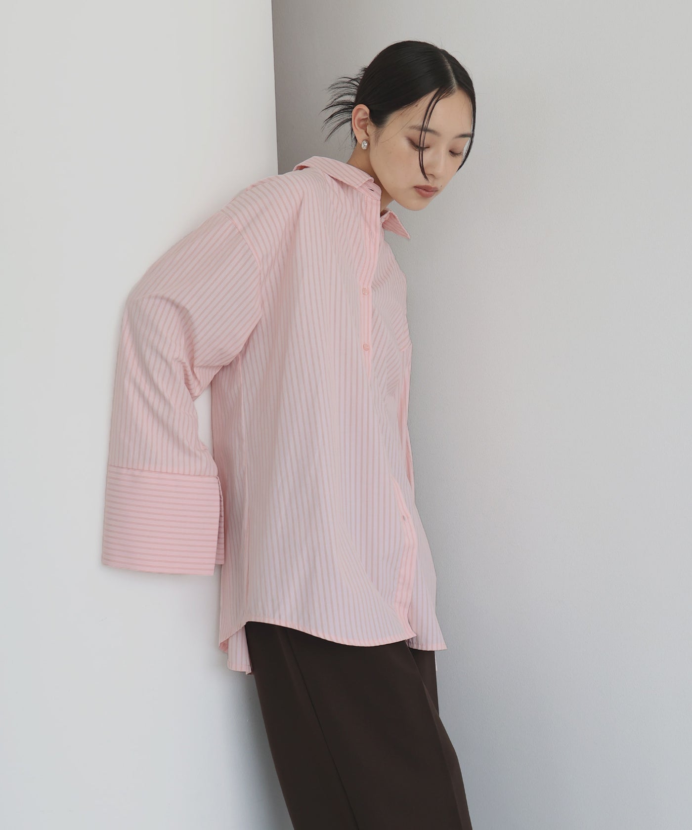 ビックカフスストライプオーバーシャツ – hellam