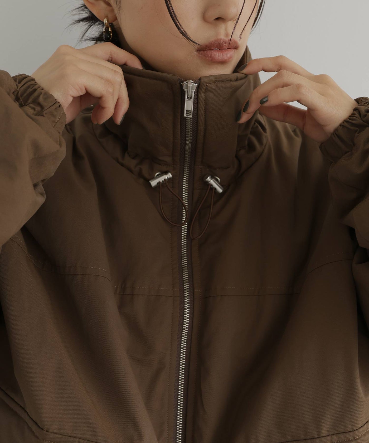 ジャケット・アウター Hella ARM PATCH SHORT CO brown Hella ARM PATCH SHORT CO brown