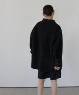 ムートンボアリバーシブルコート