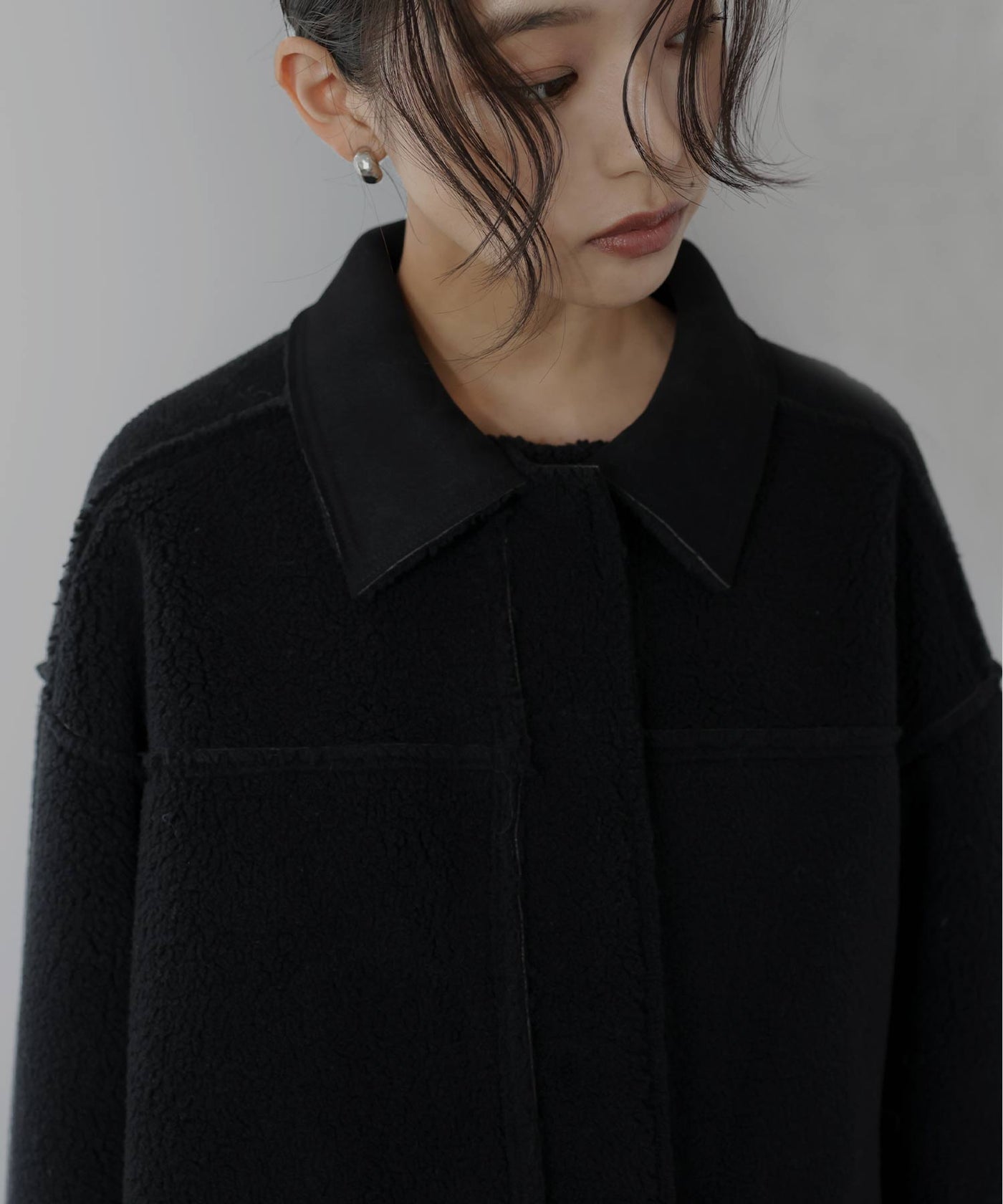 ムートンボアリバーシブルコート – hellam