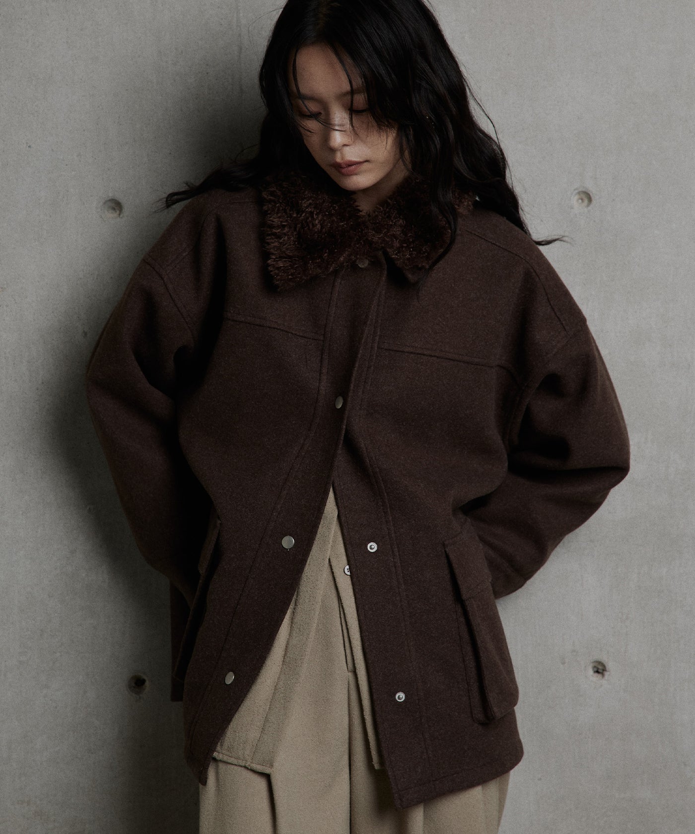 ボア襟付き2wayカバーオール – hellam