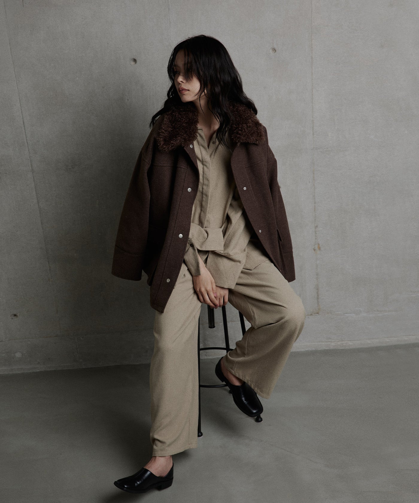 ボア襟付き2wayカバーオール – hellam