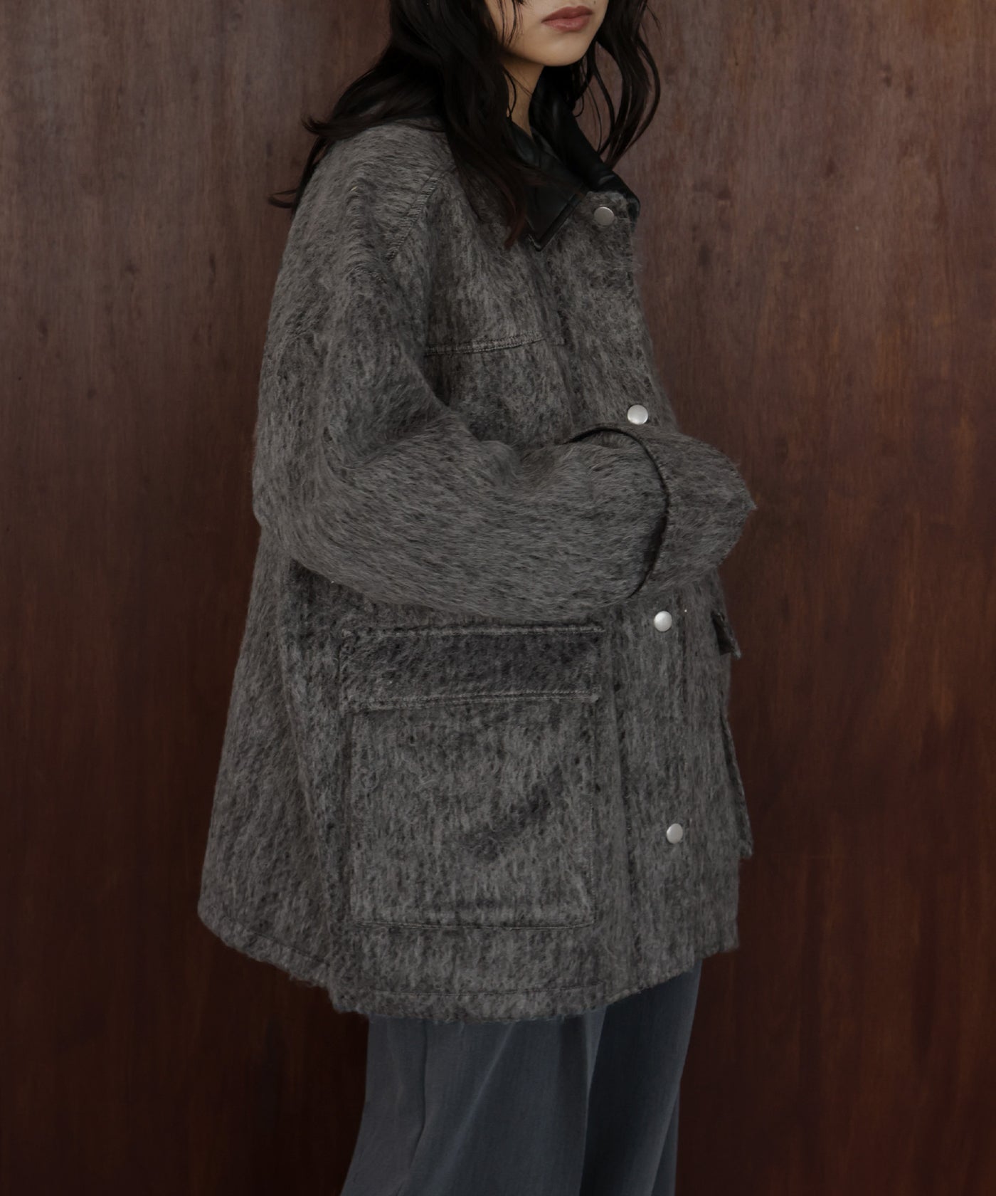 Laltro シャギーツイードコート Laltro シャギーツイードコート