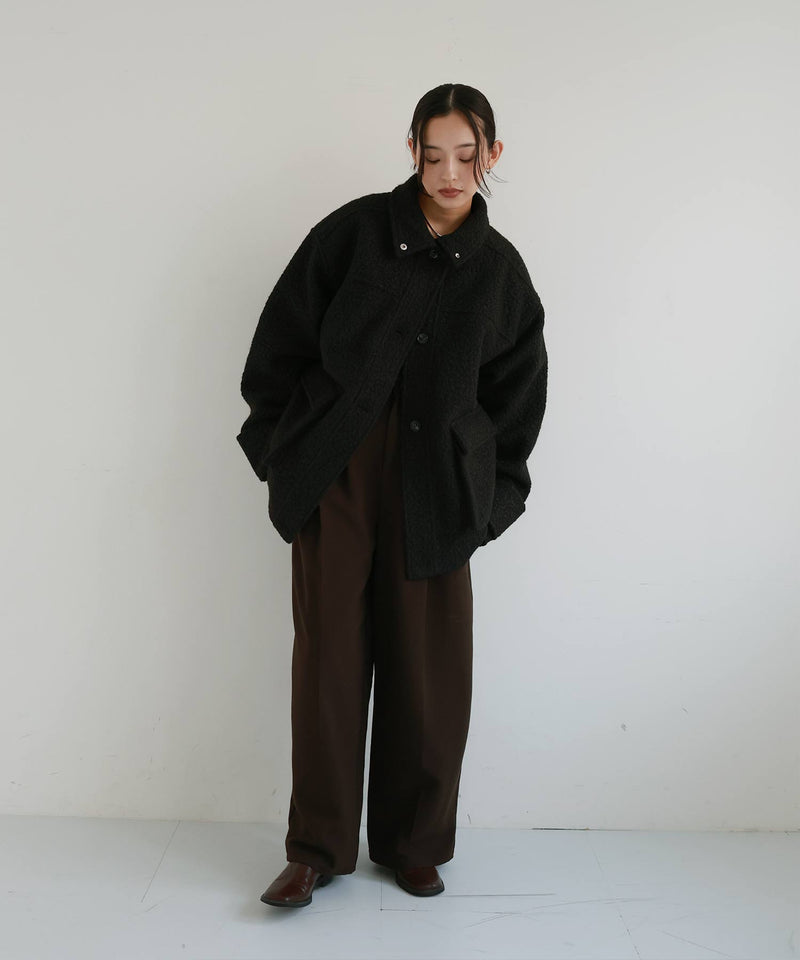 ブークレスタンドカラーコート