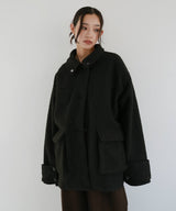 ブークレスタンドカラーコート