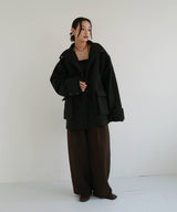 ブークレスタンドカラーコート