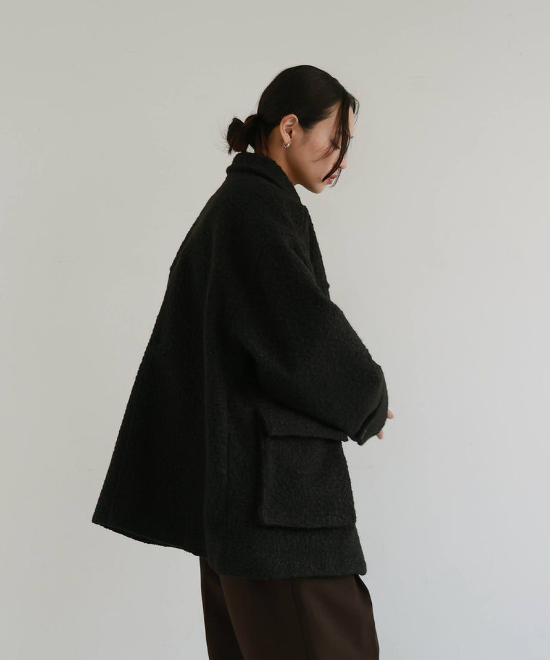 ブークレスタンドカラーコート