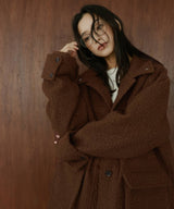 ブークレスタンドカラーコート