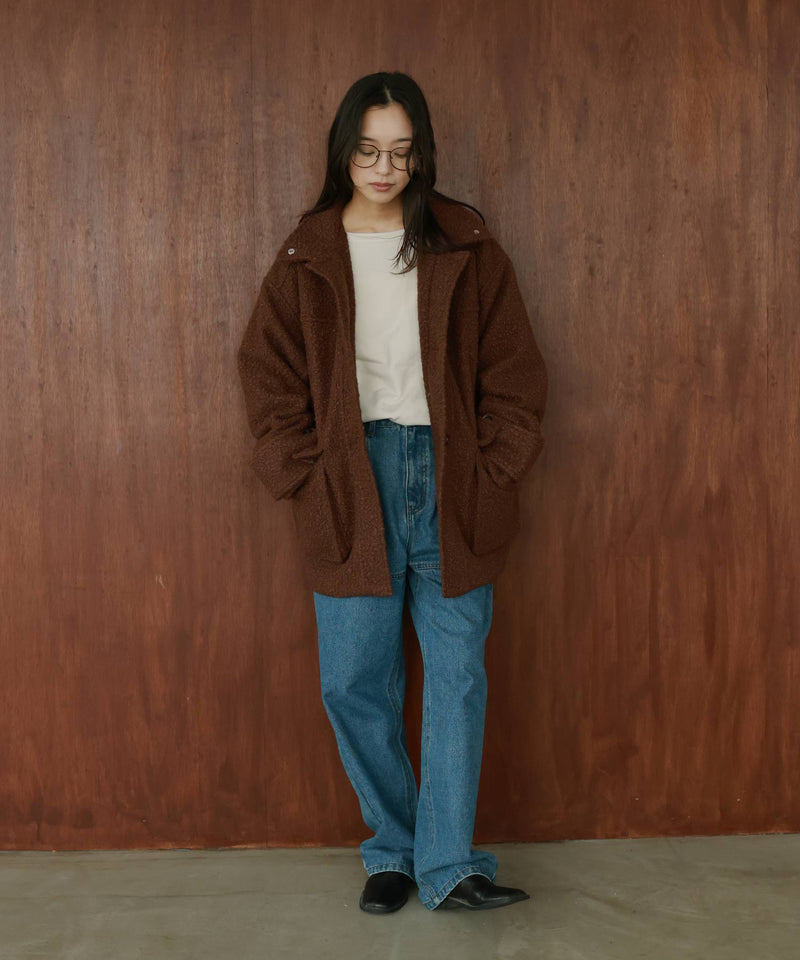 ブークレスタンドカラーコート