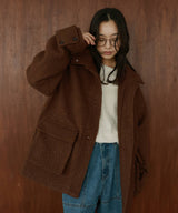 ブークレスタンドカラーコート