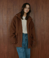 ブークレスタンドカラーコート