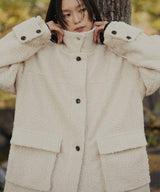 ブークレスタンドカラーコート