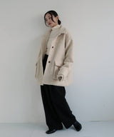 ブークレスタンドカラーコート