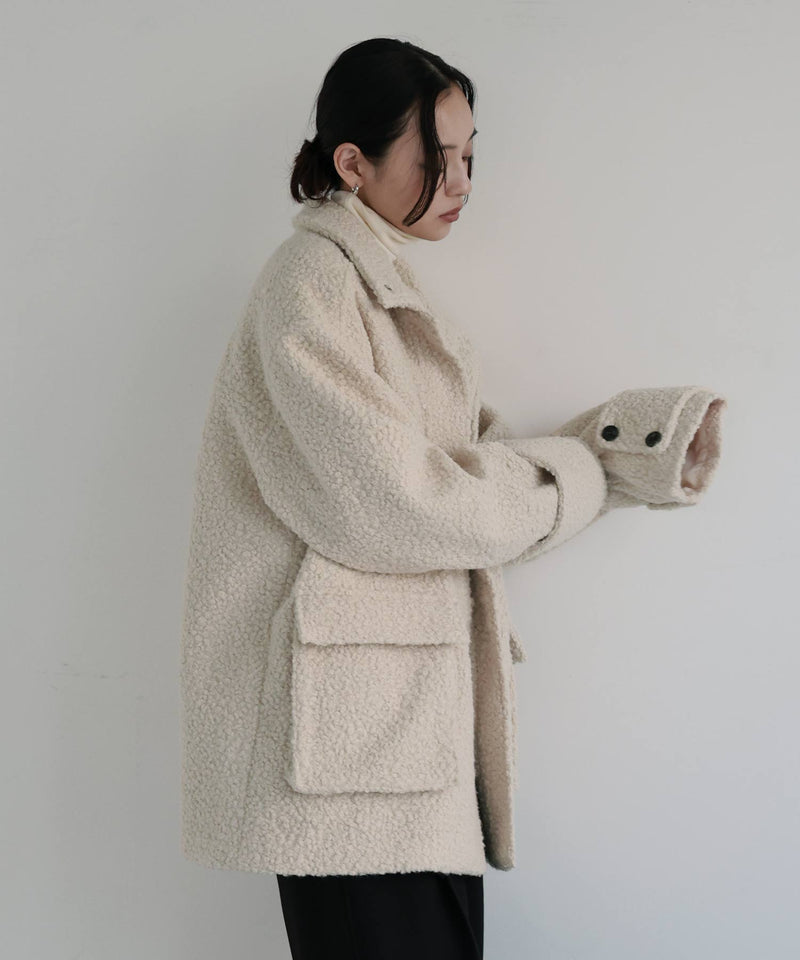 ブークレスタンドカラーコート