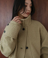 ブークレスタンドカラーコート