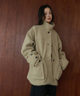 ブークレスタンドカラーコート