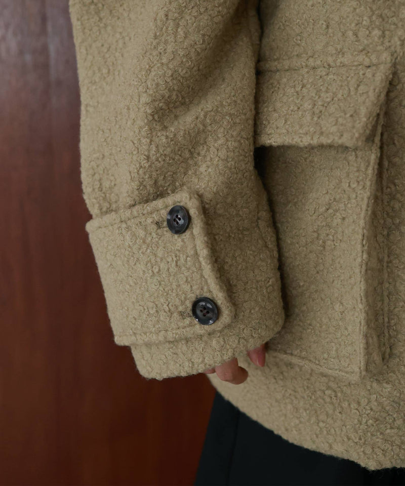 ブークレスタンドカラーコート