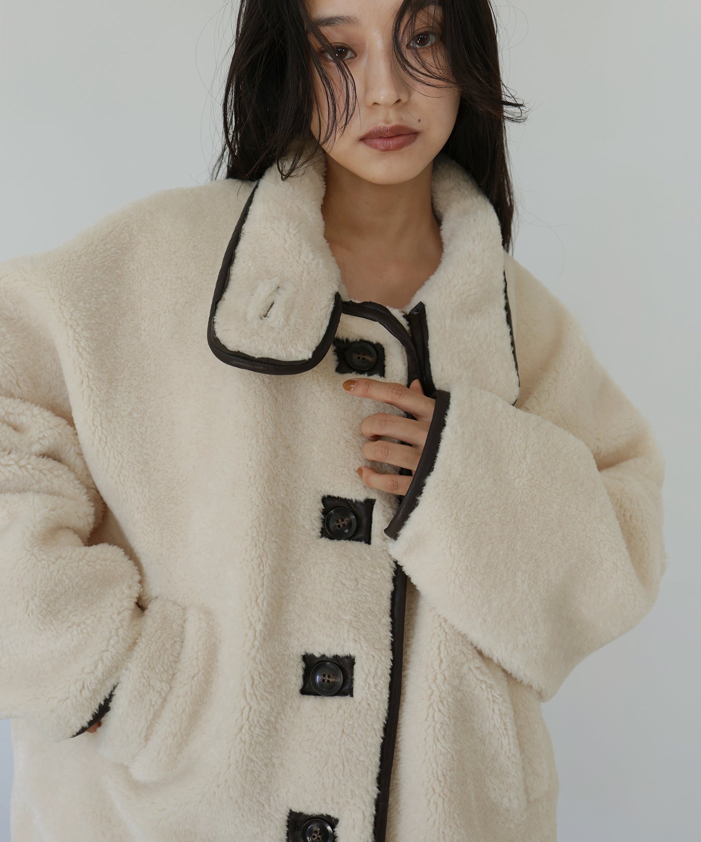 11月中旬入荷】レザーパイピングボアジャケット – hellam