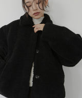 ボアコクーンスリーブジャケット