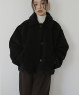 ボアコクーンスリーブジャケット