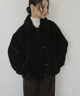 ボアコクーンスリーブジャケット