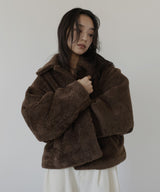 ボアコクーンスリーブジャケット