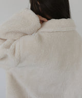 ボアコクーンスリーブジャケット