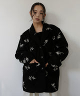 フラワーエンブロイダリーテーラードジャケット