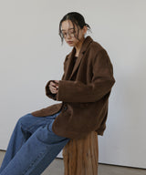 フラワーエンブロイダリーテーラードジャケット