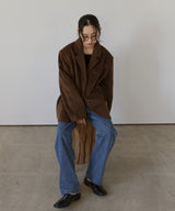 フラワーエンブロイダリーテーラードジャケット