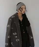 フラワーエンブロイダリーテーラードジャケット