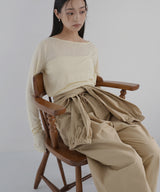 2WAY腰巻きツイルパンツ