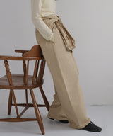 2WAY腰巻きツイルパンツ