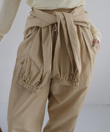 2WAY腰巻きツイルパンツ