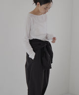 2WAY腰巻きツイルパンツ