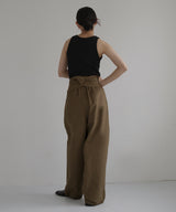 2WAY腰巻きツイルパンツ