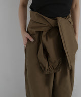 2WAY腰巻きツイルパンツ