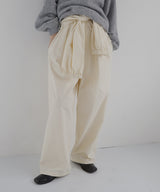 2WAY腰巻きツイルパンツ