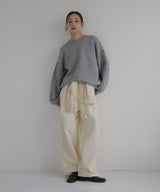 2WAY腰巻きツイルパンツ