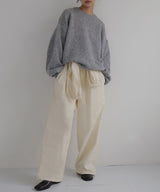 2WAY腰巻きツイルパンツ