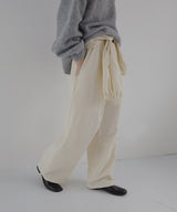 2WAY腰巻きツイルパンツ