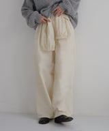 2WAY腰巻きツイルパンツ