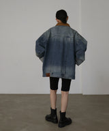 コーデュロイカラーデニムジャケット