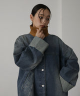 コーデュロイカラーデニムジャケット